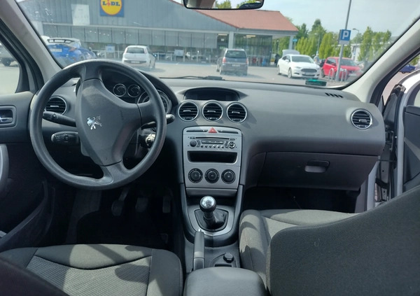 Peugeot 308 cena 12950 przebieg: 170000, rok produkcji 2010 z Poznań małe 121